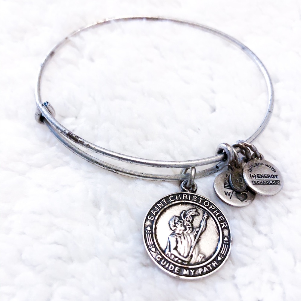 Alex and Ani Saint Christopher Charm Bracelet